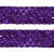 Тесьма с пайетками 12, шир. 35 мм/уп. 25+/-1 м, цвет фиолет - купить в Оренбурге. Цена: 1 308.30 руб.