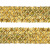 Тесьма с пайетками D16, шир. 35 мм/уп. 25+/-1 м, цвет золото - купить в Оренбурге. Цена: 1 281.60 руб.