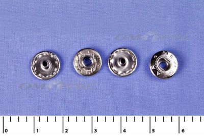 Кнопки металл Ф-12,5 (1440 +/-20 шт) "альфа" никель с рисунком - купить в Оренбурге. Цена: 2 853.69 руб.