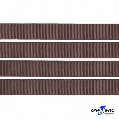 Репсовая лента 005, шир. 6 мм/уп. 50+/-1 м, цвет коричневый - купить в Оренбурге. Цена: 88.45 руб.