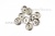 Кнопки пришивные 30 мм никель - купить в Оренбурге. Цена: 18.68 руб.