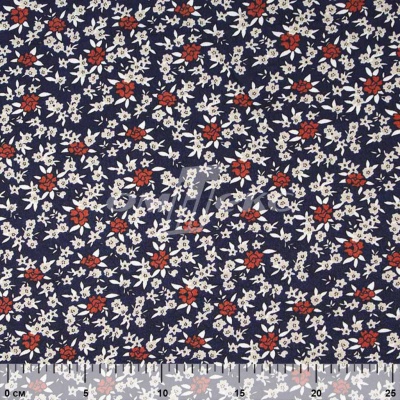 Плательная ткань "Фламенко" 7.2, 80 гр/м2, шир.150 см, принт растительный - купить в Оренбурге. Цена 239.03 руб.