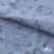 Ткань Муслин принт, 100% хлопок, 125 гр/м2, шир. 140 см, #2308 цв. 69 серо-голубой с цветком - купить в Оренбурге. Цена 413.11 руб.