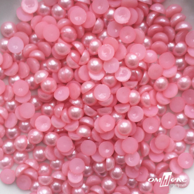 0404-5146А-Полубусины пластиковые круглые "ОмТекс", 8 мм, (уп.50гр=365+/-3шт), цв.101-св.розовый - купить в Оренбурге. Цена: 63.46 руб.