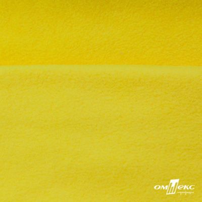 Флис DTY 14-0760, 240 г/м2, шир. 150 см, цвет яркий желтый - купить в Оренбурге. Цена 640.46 руб.