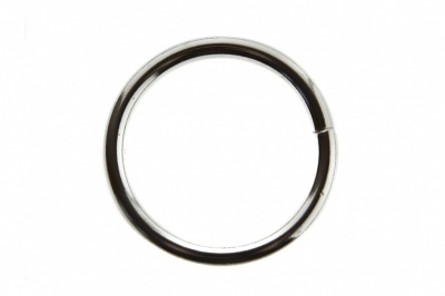 Кольцо металлическое d-32 мм, цв.-никель - купить в Оренбурге. Цена: 3.54 руб.