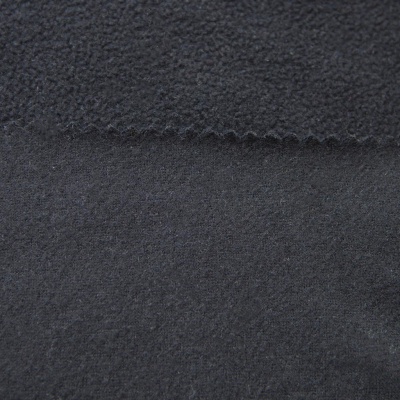 Флис DTY, 130 г/м2, шир. 150 см, цвет чёрный - купить в Оренбурге. Цена 694.22 руб.
