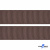 Репсовая лента 005, шир. 25 мм/уп. 50+/-1 м, цвет коричневый - купить в Оренбурге. Цена: 298.75 руб.