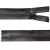 Молния водонепроницаемая PVC Т-7, 20 см, неразъемная, цвет (301)-т.серый - купить в Оренбурге. Цена: 21.56 руб.