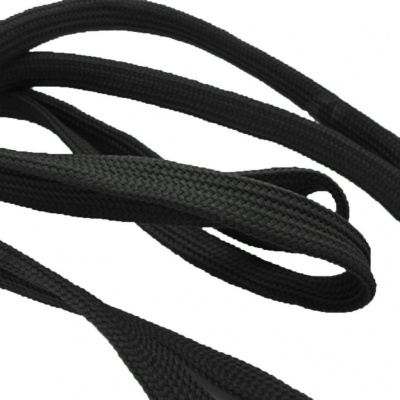Шнурки т.5 110 см черный - купить в Оренбурге. Цена: 23.25 руб.