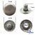 Кнопка металлическая "Альфа" с пружиной, 15 мм (уп. 720+/-20 шт), цвет никель - купить в Оренбурге. Цена: 1 466.73 руб.