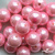0404-00108-Бусины пластиковые под жемчуг "ОмТекс", 16 мм, (уп.50гр=24+/-1шт) цв.101-св.розовый - купить в Оренбурге. Цена: 44.18 руб.