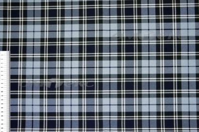 Ткань костюмная клетка Т7274 2004, 220 гр/м2, шир.150см, цвет т.синий/гол/бел - купить в Оренбурге. Цена 