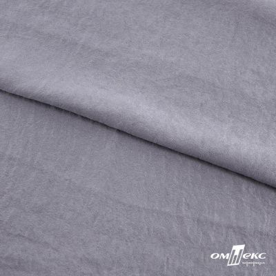 Ткань плательная Муар, 100% полиэстер,165 (+/-5) гр/м2, шир. 150 см, цв. Серый  - купить в Оренбурге. Цена 215.65 руб.