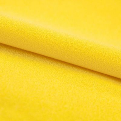 Креп стрейч Амузен 12-0752, 85 гр/м2, шир.150см, цвет жёлтый - купить в Оренбурге. Цена 194.07 руб.