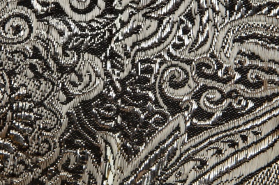 Ткань костюмная жаккард №11, 140 гр/м2, шир.150см, цвет тем.серебро - купить в Оренбурге. Цена 383.29 руб.