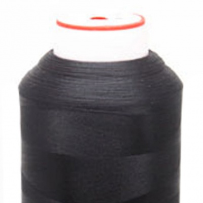 Нитки текстурированные некручёные, намот. 5 000 м, цвет чёрный - купить в Оренбурге. Цена: 70.43 руб.