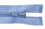 Спиральная молния Т5 351, 40 см, автомат, цвет св.голубой - купить в Оренбурге. Цена: 13.03 руб.