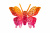 Бабочка декоративная пластиковая #10 - купить в Оренбурге. Цена: 7.09 руб.