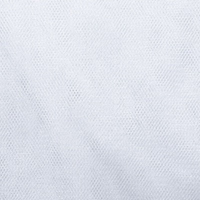 Трикотажное полотно Тюль Кристалл, 100% полиэфир, 16-01/белый, 15гр/м2, шир.160см. - купить в Оренбурге. Цена 129.70 руб.