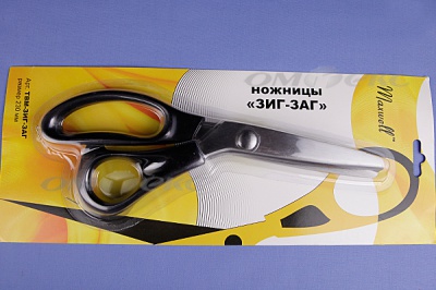 Ножницы ЗИГ-ЗАГ "MAXWELL" 230 мм - купить в Оренбурге. Цена: 1 041.25 руб.