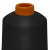 Нитки текстурированные кручёные, намот. 15 000 м, цвет чёрный - купить в Оренбурге. Цена: 237.24 руб.