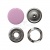 Кнопка рубашечная (закрытая) 9,5мм - эмаль, цв.003 - розовый - купить в Оренбурге. Цена: 5.74 руб.
