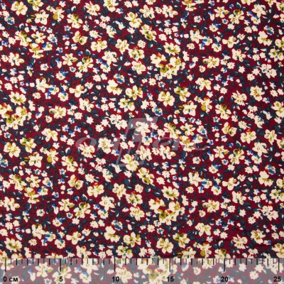 Плательная ткань "Софи" 5.1, 75 гр/м2, шир.150 см, принт растительный - купить в Оренбурге. Цена 243.96 руб.