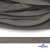 Шнур плетеный (плоский) d-12 мм, (уп.90+/-1м), 100% полиэстер, цв.265 - св.серый - купить в Оренбурге. Цена: 8.71 руб.