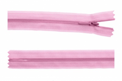Молния потайная Т3 513, 60 см, капрон, цвет св.розовый - купить в Оренбурге. Цена: 10.24 руб.