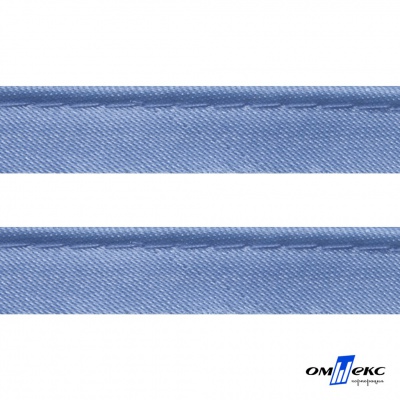 Кант атласный 126, шир. 12 мм (в упак. 65,8 м), цвет голубой - купить в Оренбурге. Цена: 237.16 руб.