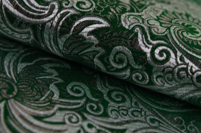 Ткань костюмная жаккард, 135 гр/м2, шир.150см, цвет зелёный№4 - купить в Оренбурге. Цена 441.94 руб.