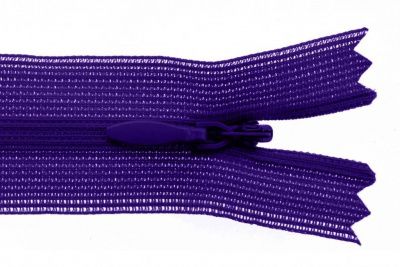 Молния потайная Т3 866, 50 см, капрон, цвет фиолетовый - купить в Оренбурге. Цена: 8.62 руб.