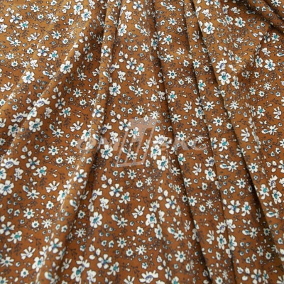 Плательная ткань "Фламенко" 11.1, 80 гр/м2, шир.150 см, принт растительный - купить в Оренбурге. Цена 239.03 руб.