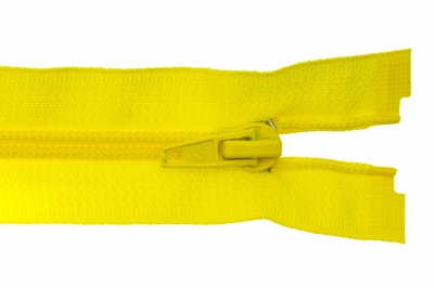 Спиральная молния Т5 131, 70 см, автомат, цвет жёлтый - купить в Оренбурге. Цена: 16.21 руб.