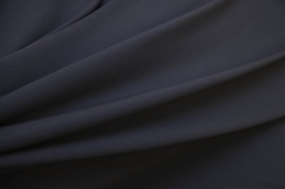 Костюмная ткань с вискозой "Флоренция" 19-4024, 195 гр/м2, шир.150см, цвет т.синий - купить в Оренбурге. Цена 491.97 руб.