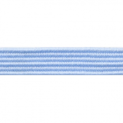 Резиновые нити с текстильным покрытием, шир. 6 мм ( упак.30 м/уп), цв.- 108-голубой - купить в Оренбурге. Цена: 155.22 руб.