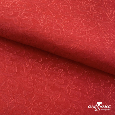 Ткань жаккард королевский, 100% полиэстр 180 г/м 2, шир.150 см, цв-красный - купить в Оренбурге. Цена 293.39 руб.
